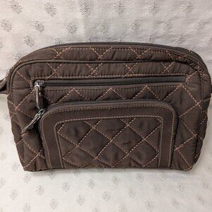 LAST APPEARANCE:  Vera Bradley Espresso Microfiber Cross Body Bag